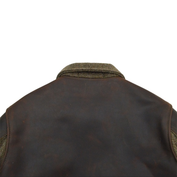 Nigel Cabourn Wool & Leather Military Jacket - Picture 5 of 6